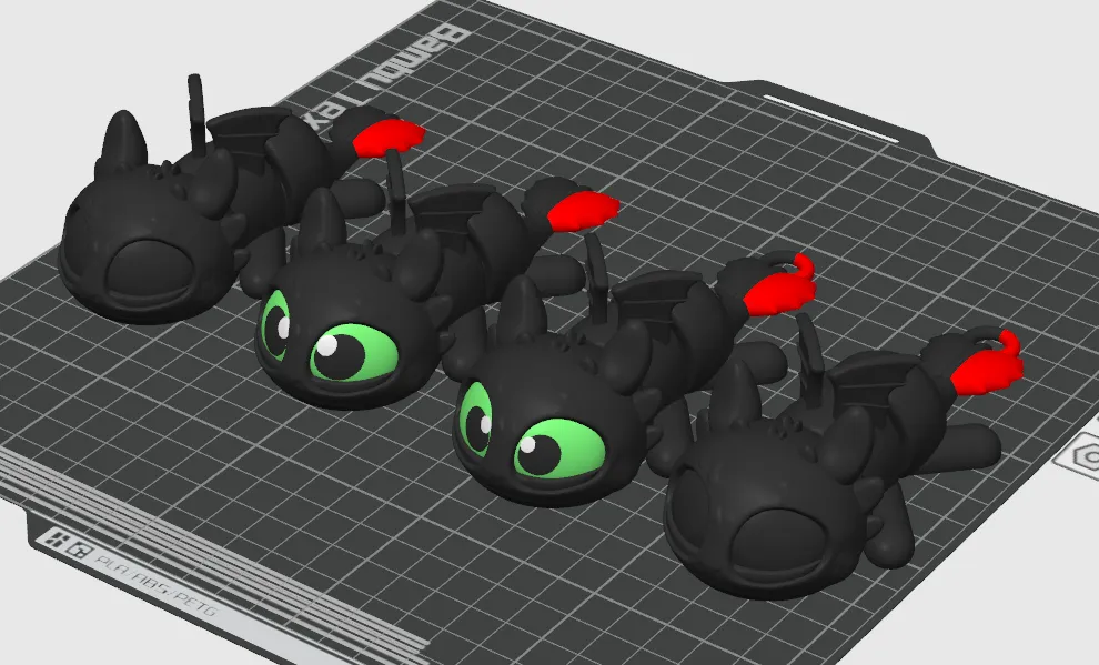 MINI FLEXI ARTICULATING Sleeping TOOTHLESS( SUPPORT FREE )