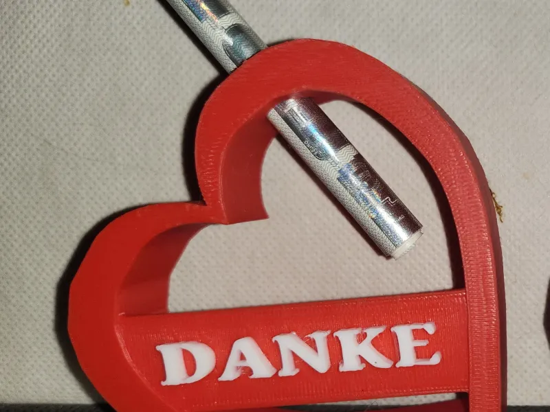 Danke zu Valentinstag