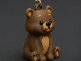 Teddy bear keychain-2