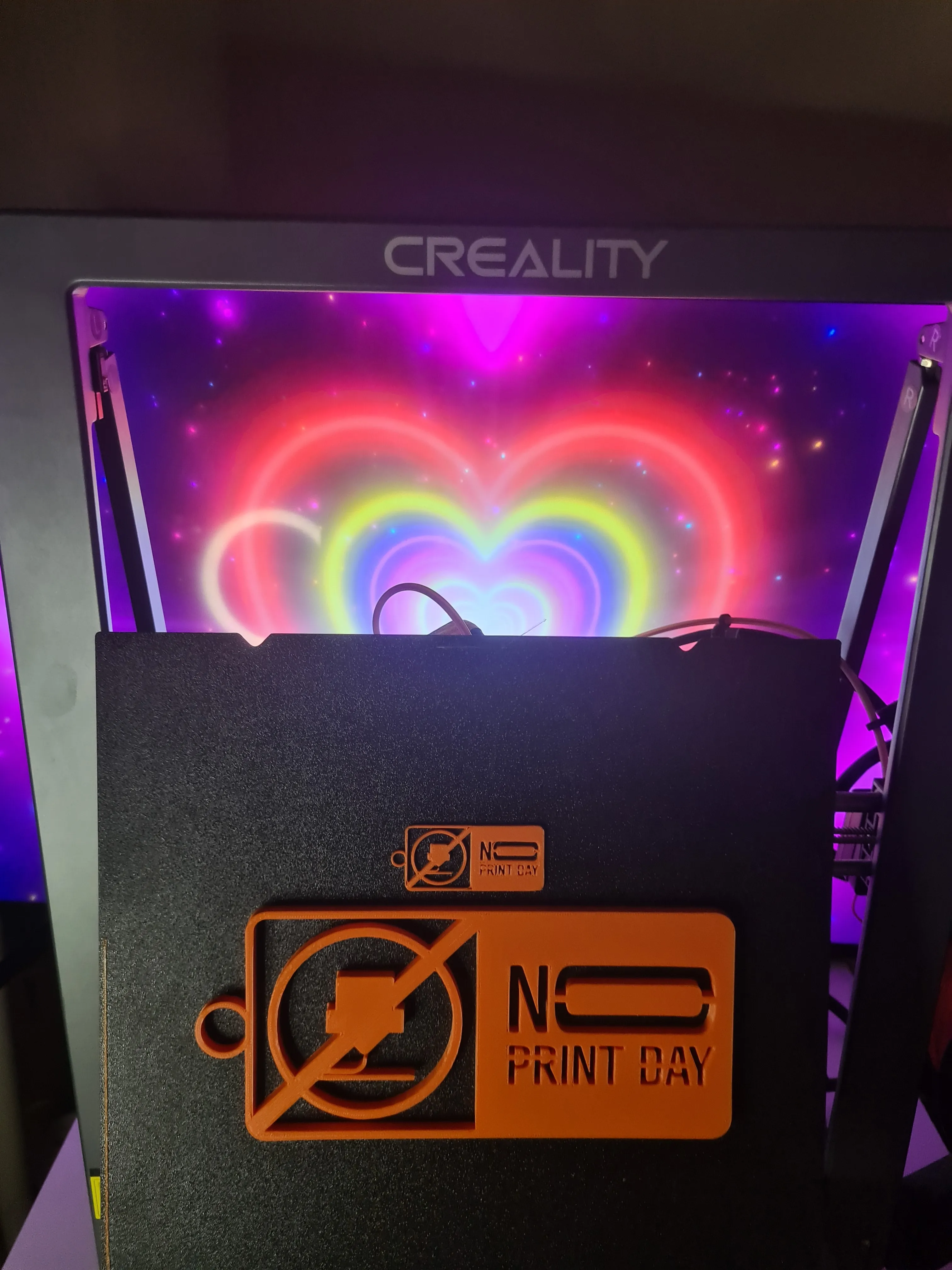 No Print Day - Keychain