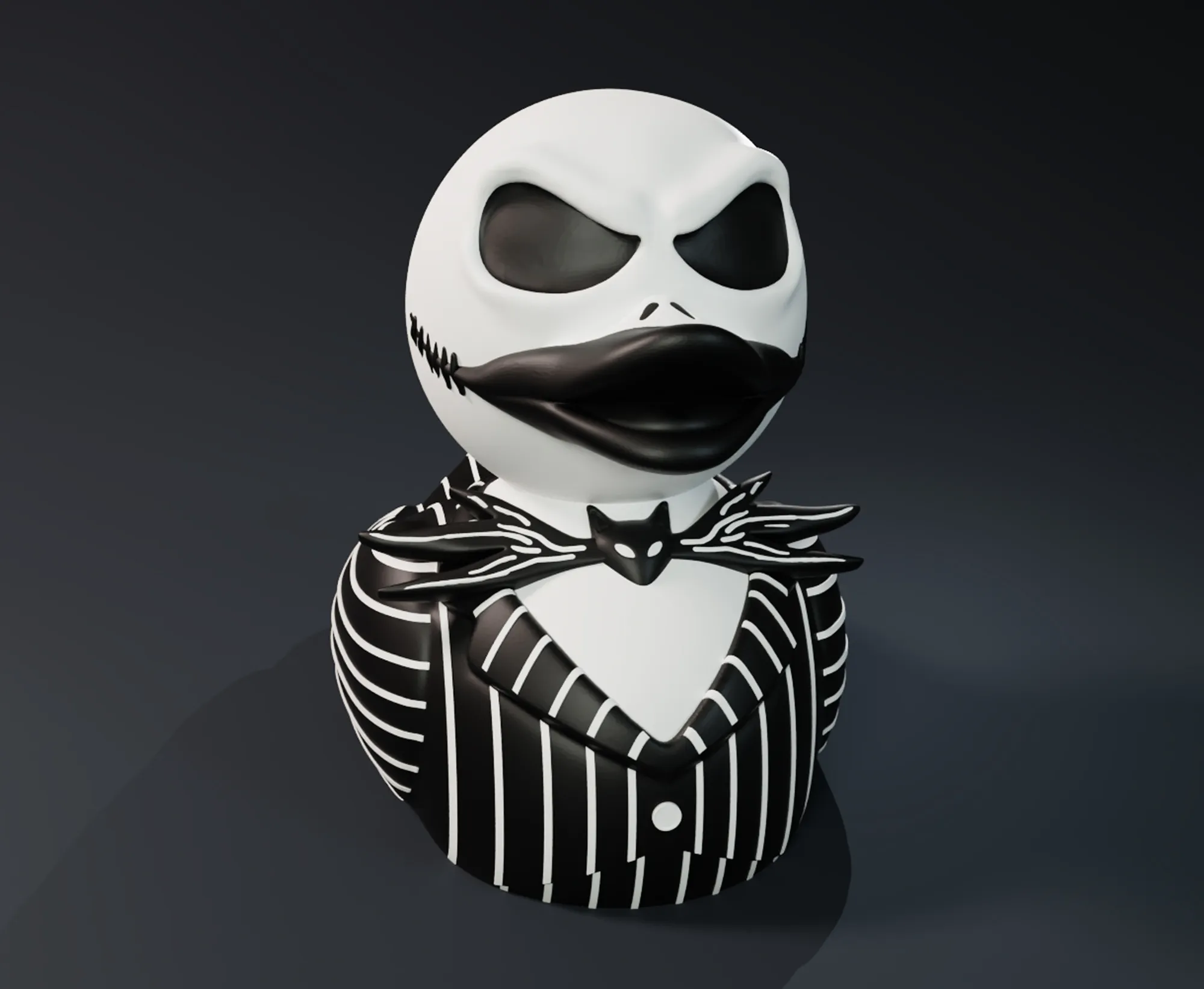 Cute Jack Skellington Rubber Duck