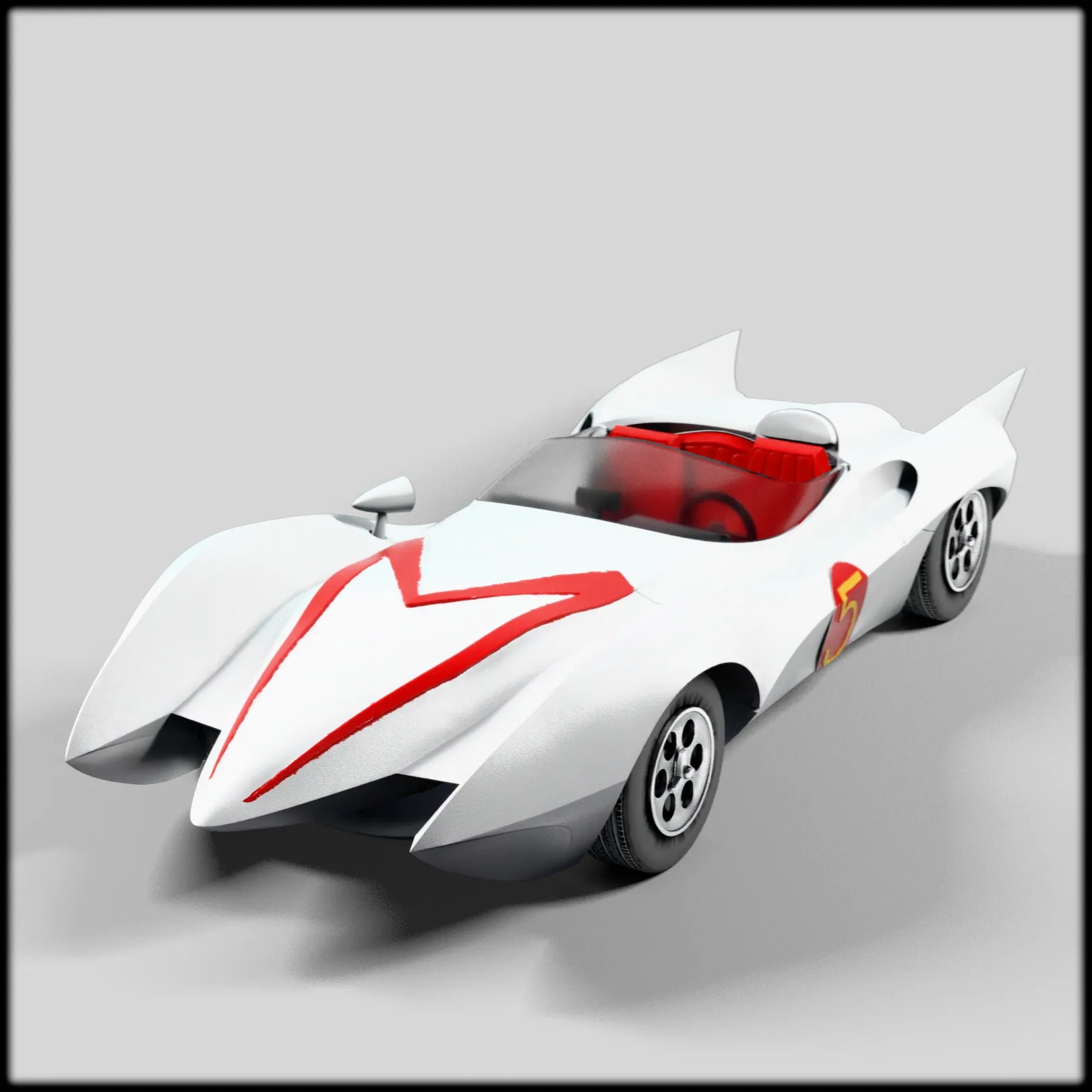 Mach 5 Replica 3D Model - Speed Racer Iconic Car