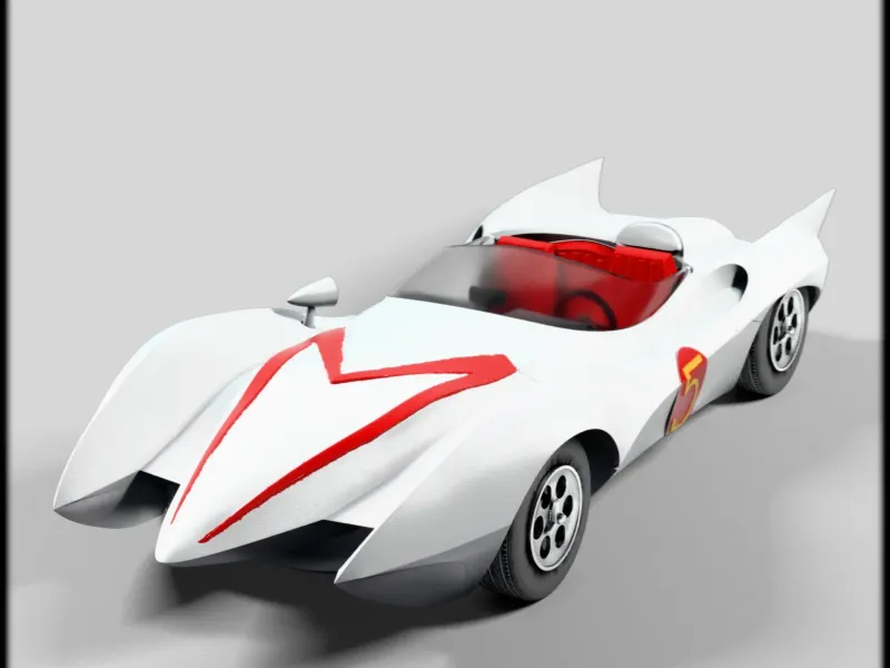 Mach 5 Replica 3D Model - Speed Racer Iconic Car