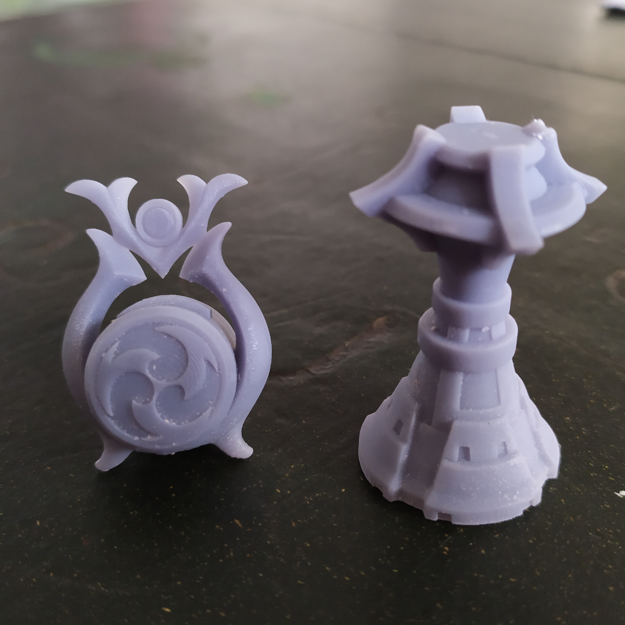 3D printing Electro Gnosis -- Genshin Impact -- Gnosis of Raiden Shogun --  3D Print Ready -- Chess Piece Bishop -- Scaramouche • made with Ender 3  v2・Cults