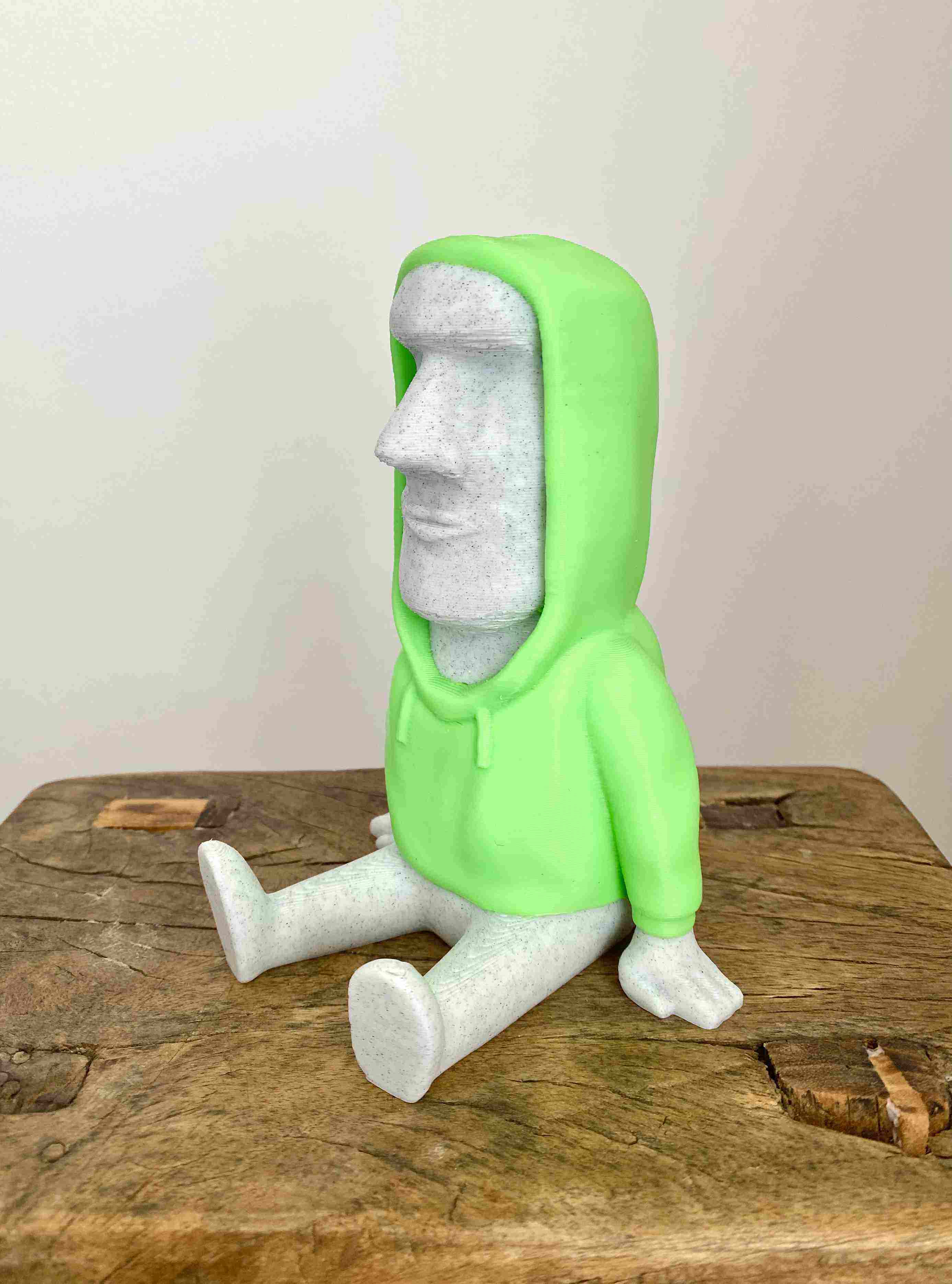 Moai Phone Holder - Multiparts - No supports, 3D models download