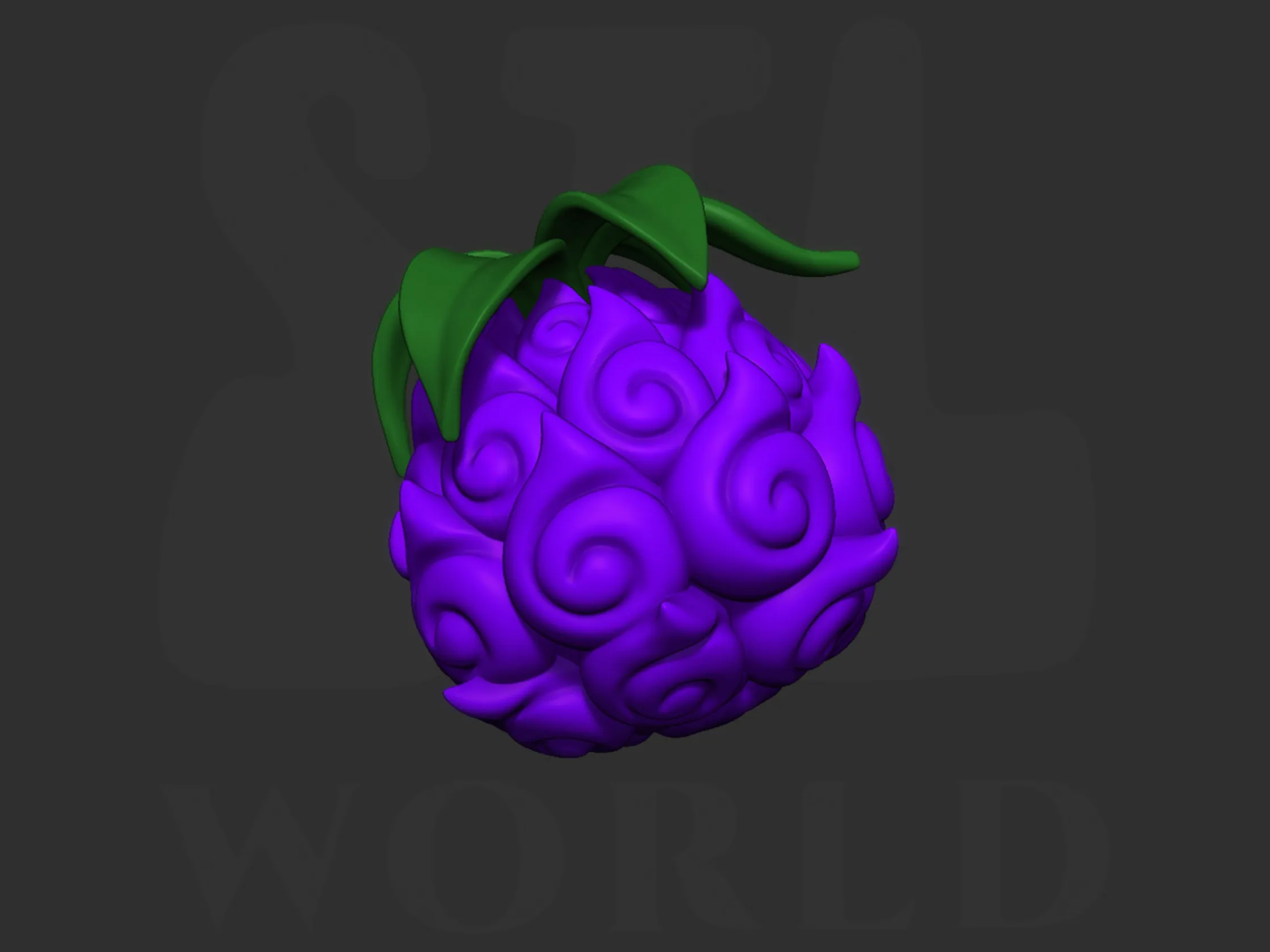 Kurohige Devil Fruit 3D Print Model