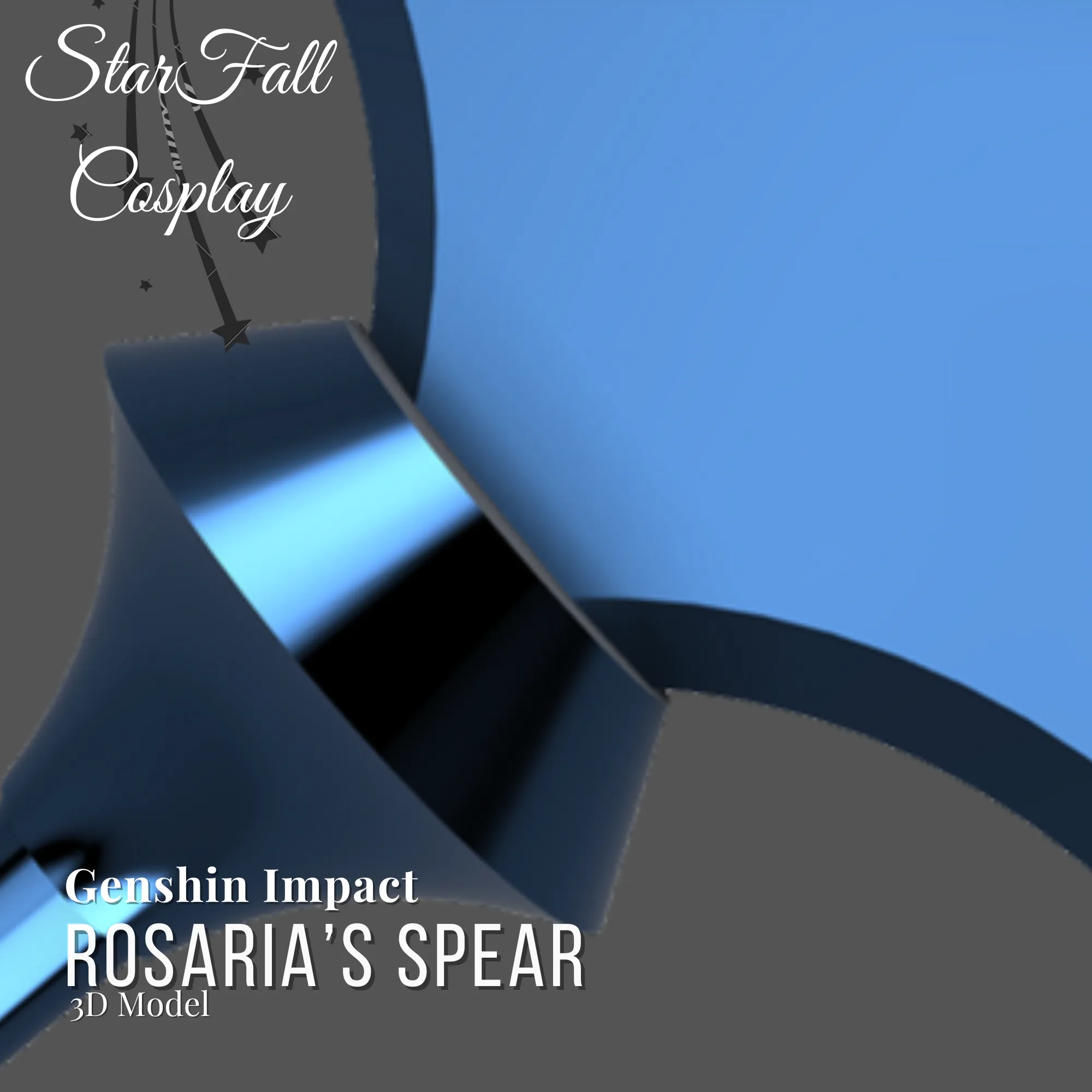 Rosaria Spear 3D Model Genshin Impact