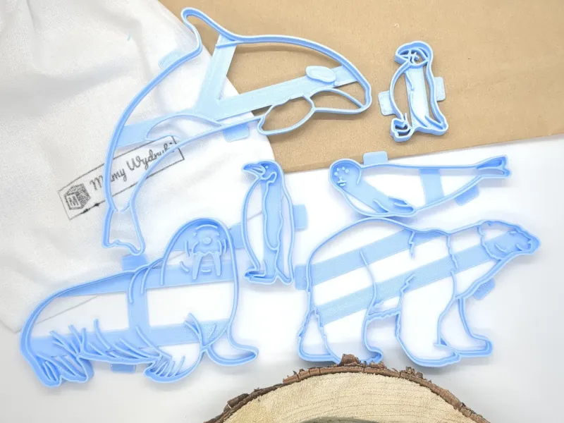 Arctic and Antarctic Animals - Cutter set
