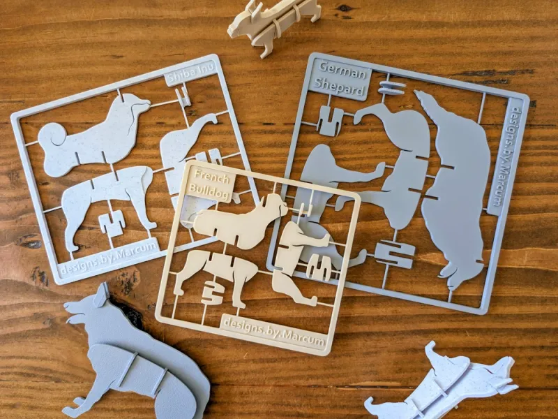 3D Dog Kit Card
