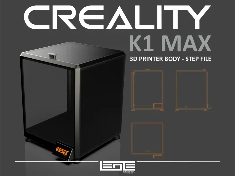 CREALITY K1max - 3D MODEL - STEP FORMAT