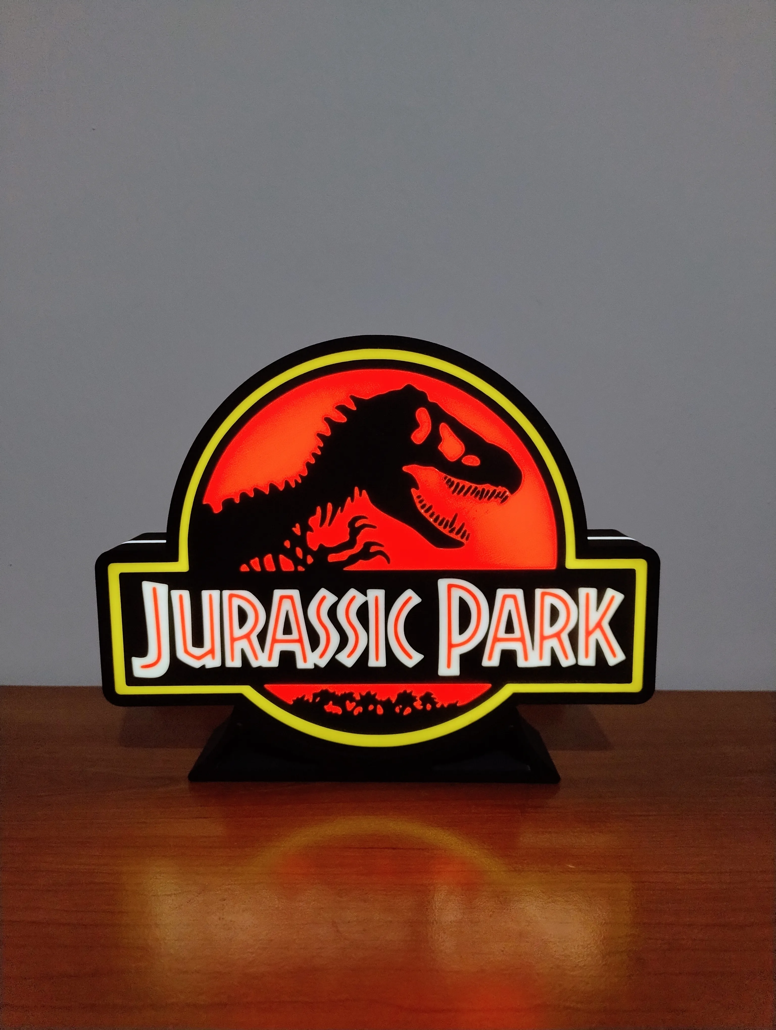 Jurassic Park lightbox lamp
