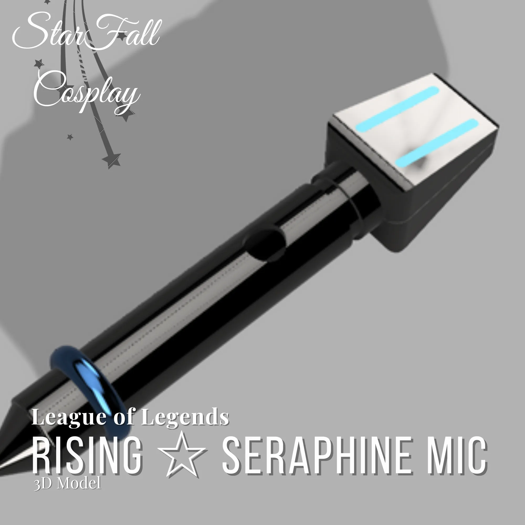 Rising Star Seraphine Mic 3D Model