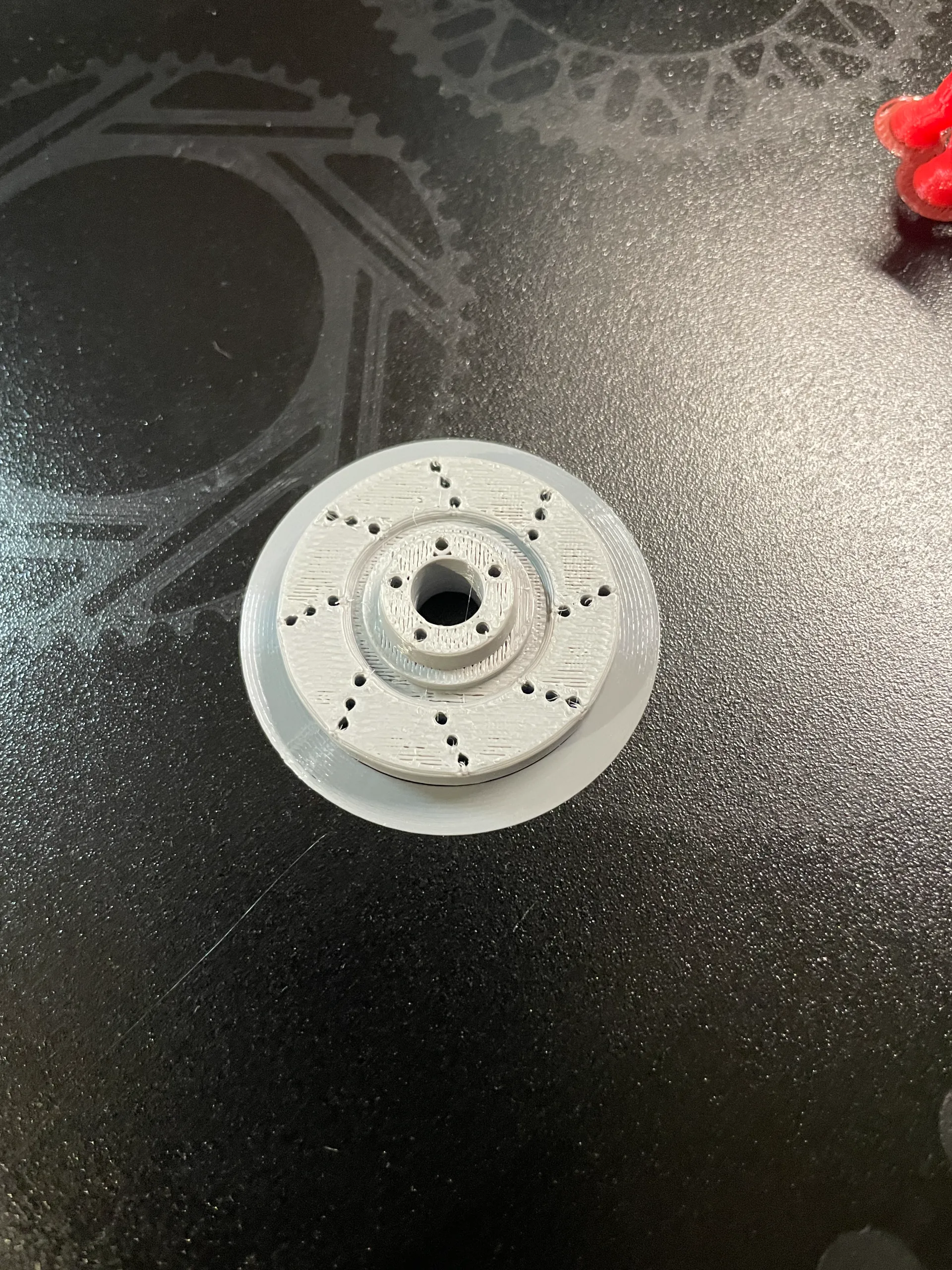 Rotating brake disc keychain-2