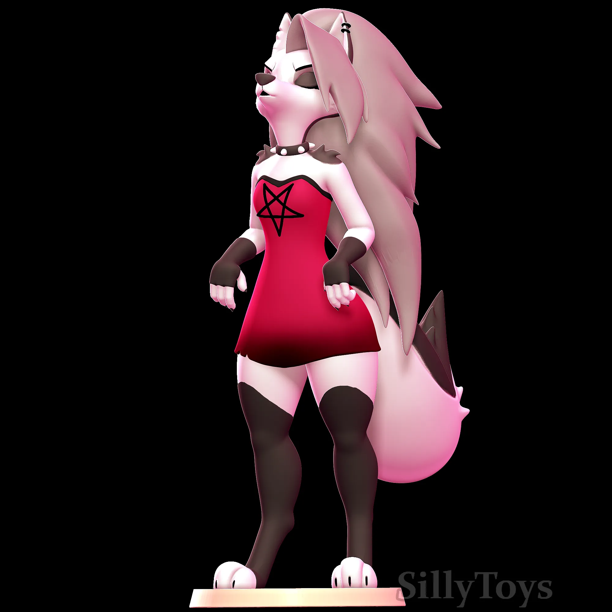 Loona with Dress - Helluva Boss