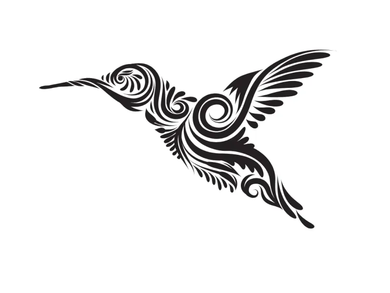 Hummingbird Elegance wall art