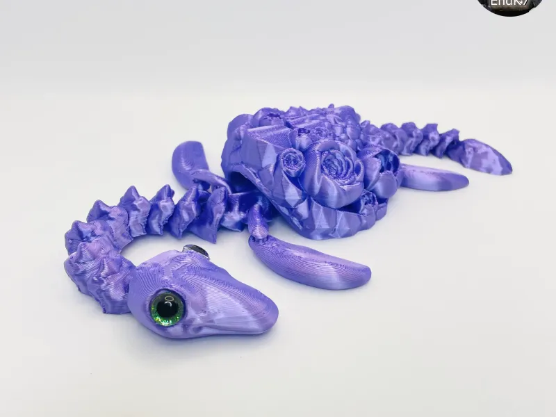 Lucky Plesiosaurus Turtle - Swappable Shell - Articulated