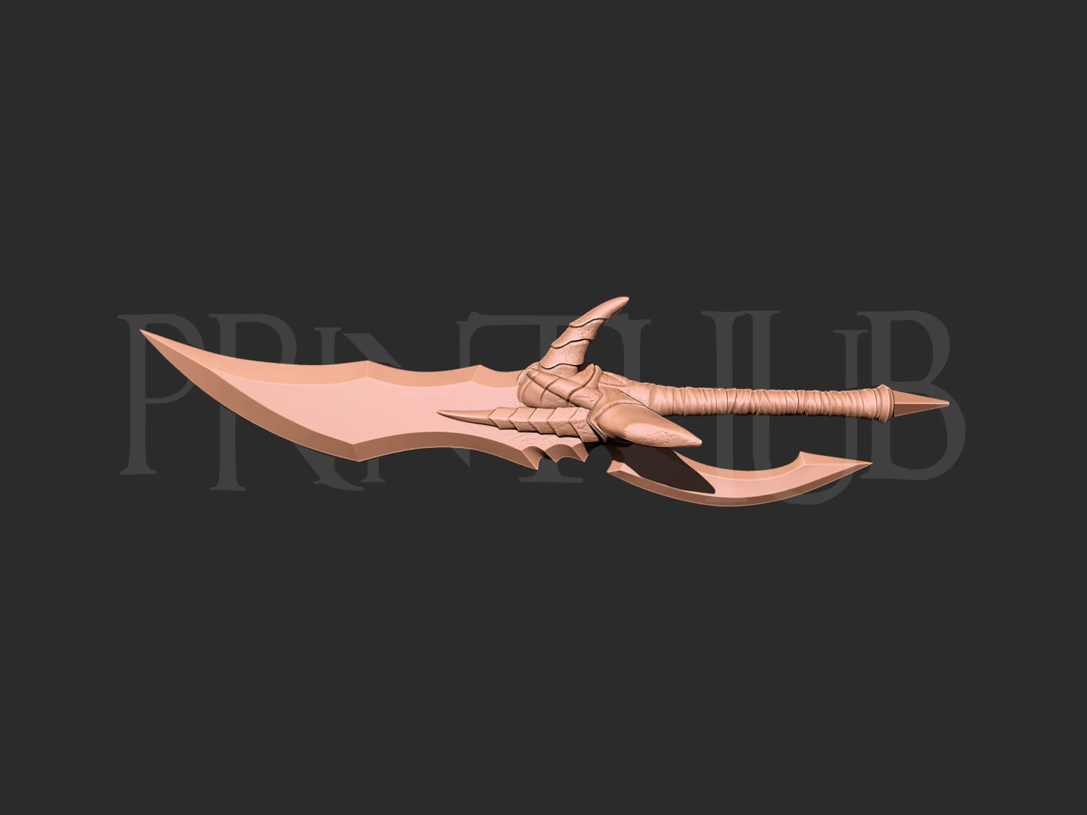 Rasaka Fang Dagger Cosplay Solo Leveling 3d print