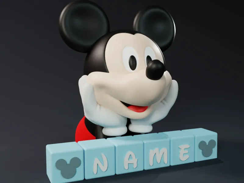 Mickey's Letter Blocks