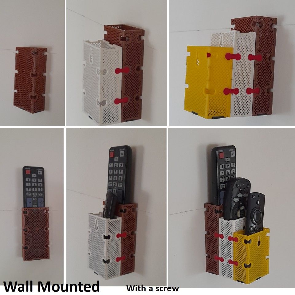 Modular Remote Holder | 3D models download | Creality Cloud