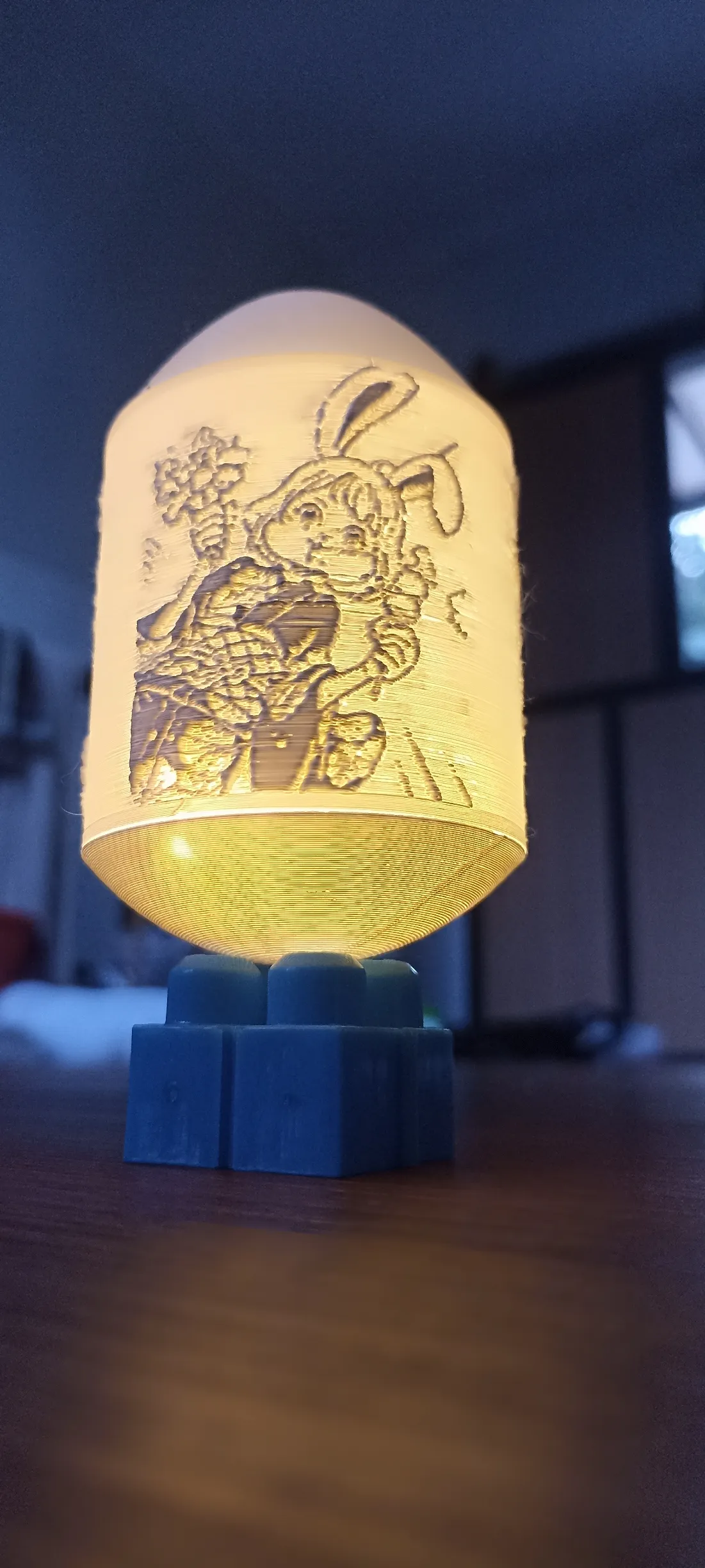 Easter Egg - One Piece Bunny (Carrot) Lithophane-4