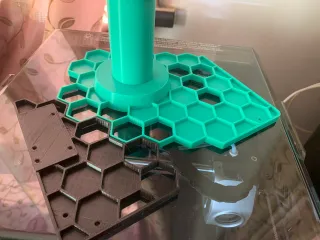 Creality K1 honeycomb style side mounts kit