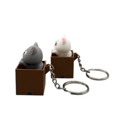 Clicky Cat Fidget Toy & Keychain 4 Color Options