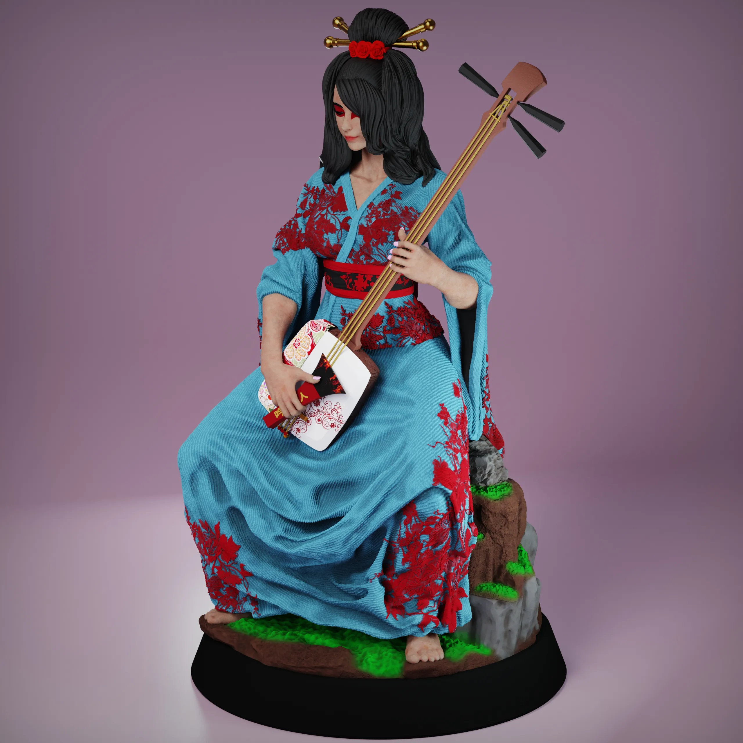 Benzaiten - Goddess of Eloquence - Tabletop Mini