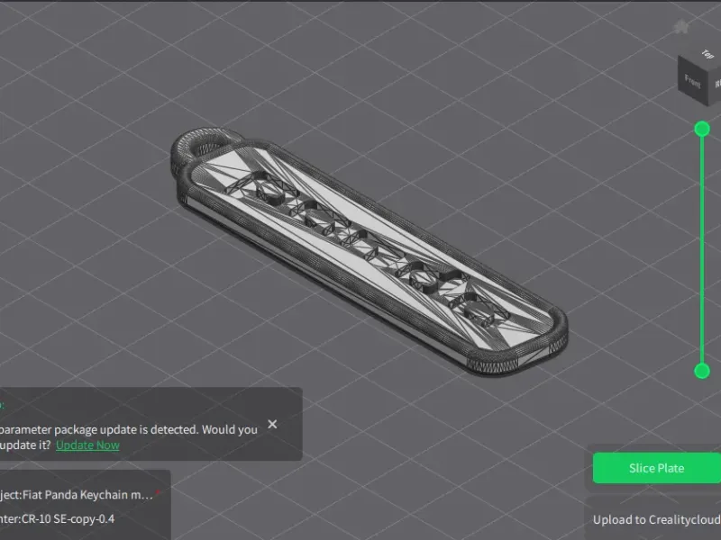 Fiat Panda Keychain