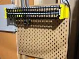 Ikea Skadis Network Patch Panel / Keystone Mount-2