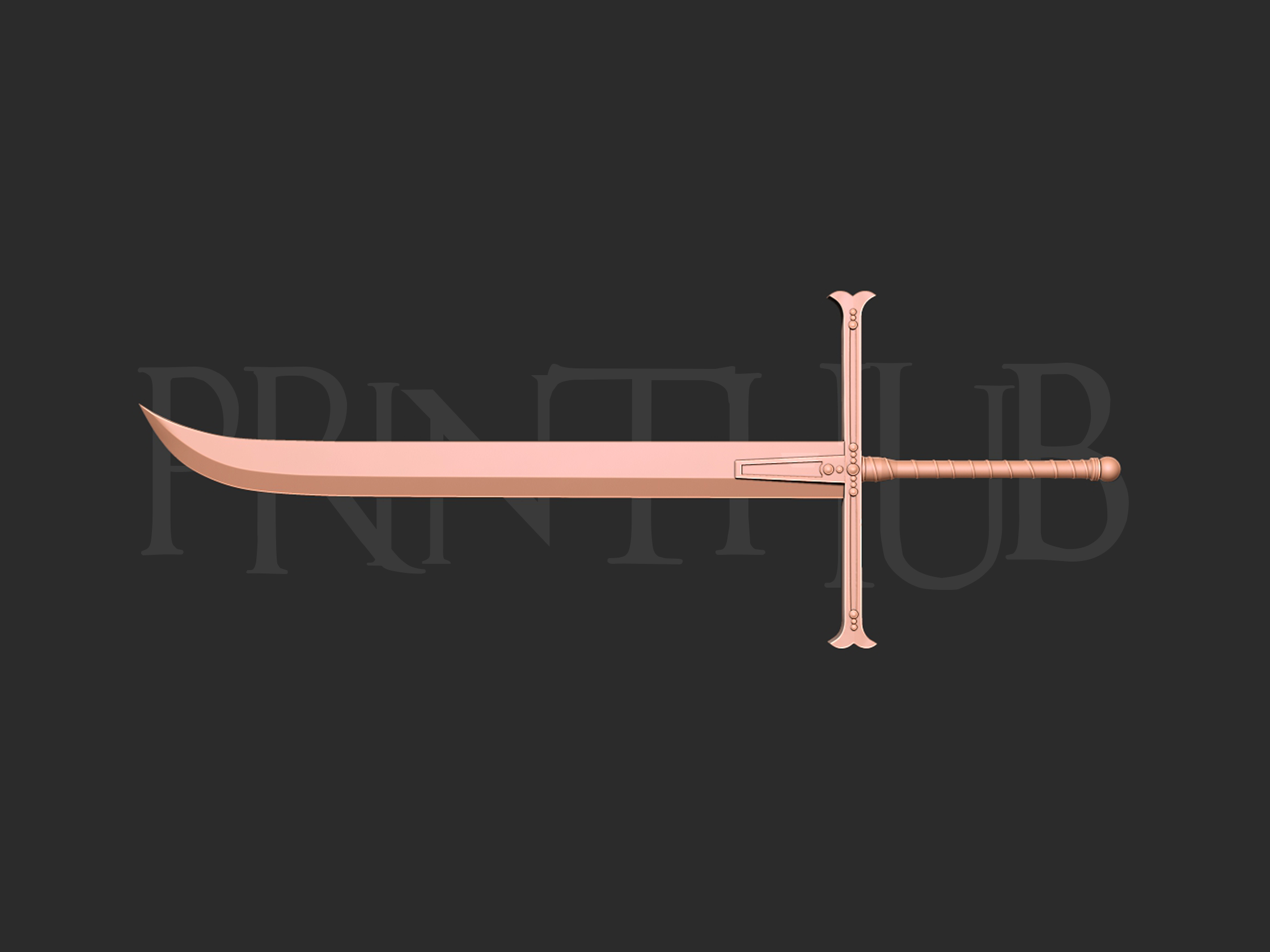Yoru Dracule Mihawk Sword 3d print model | 3D models download ...
