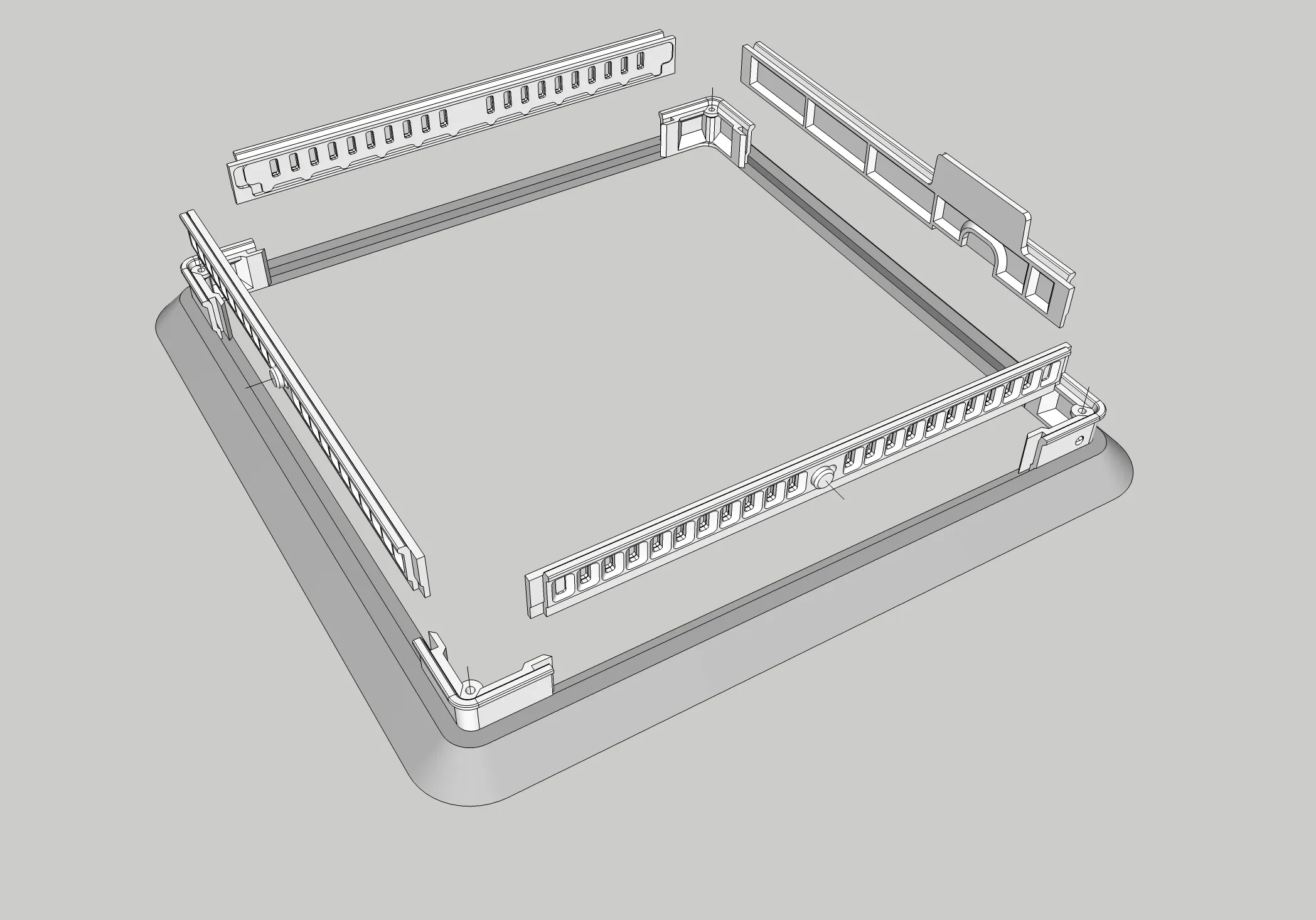 Vented Plastic Riser 3D Printer Files | 3MF File | K1C Vented Riser with side filament hole ...