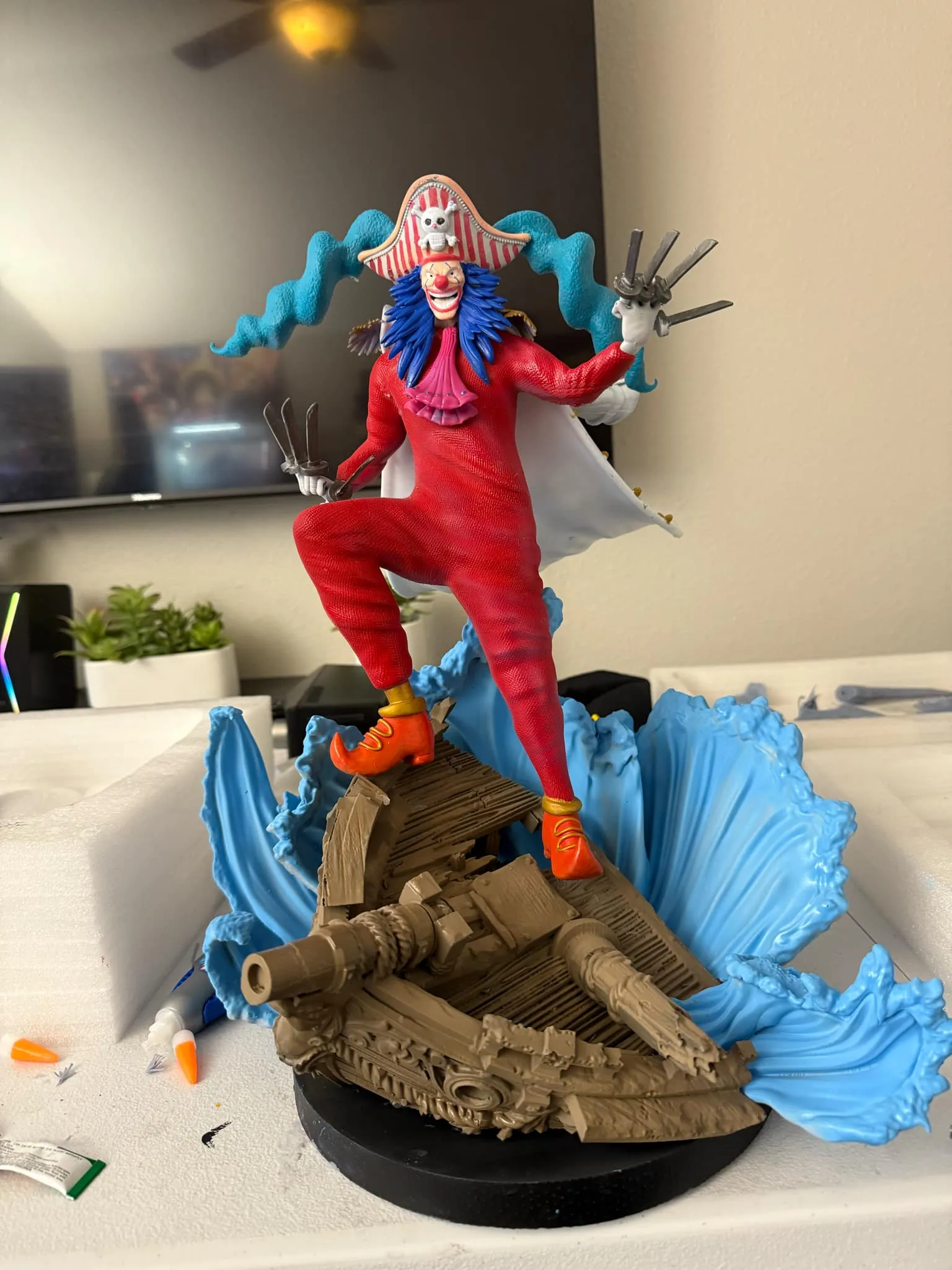 BUGGY fanart - YONKO - ONE PIECE - 3D PRINT