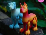 PRINT IN PLACE CUTE FLEXI GREAT DANE DOG-7