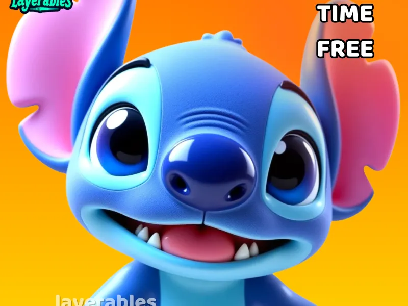 Modelo 3D de Stitch para Impresora - Archivo STL - Coleccionable Adorable de Disney