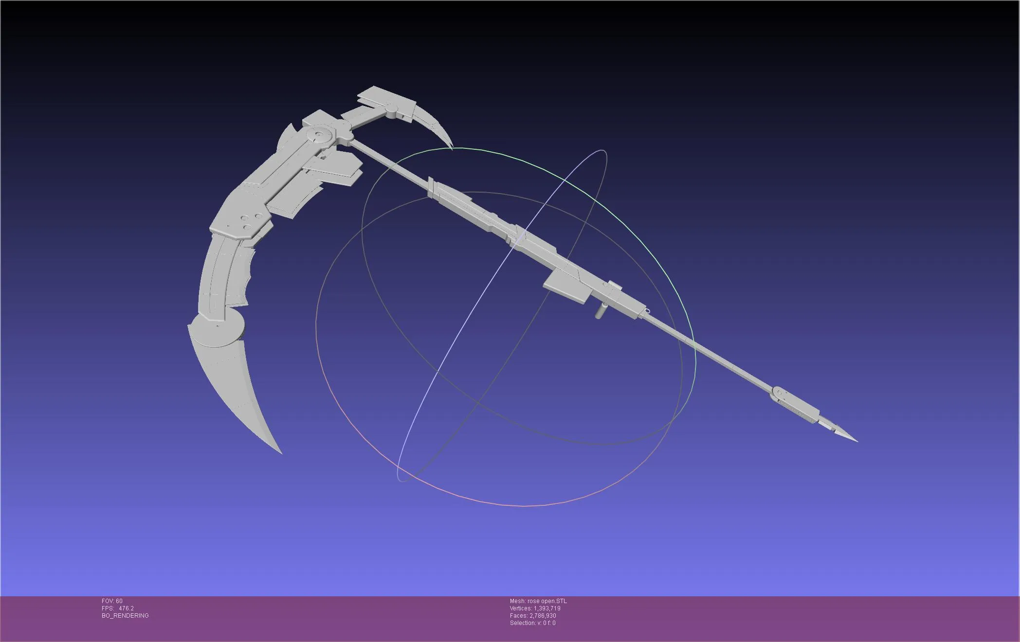 RWBY Ruby Rose Crescent Rose Movable Template