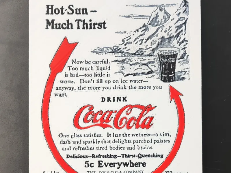 Coca-Cola Vintage-Werbung 2