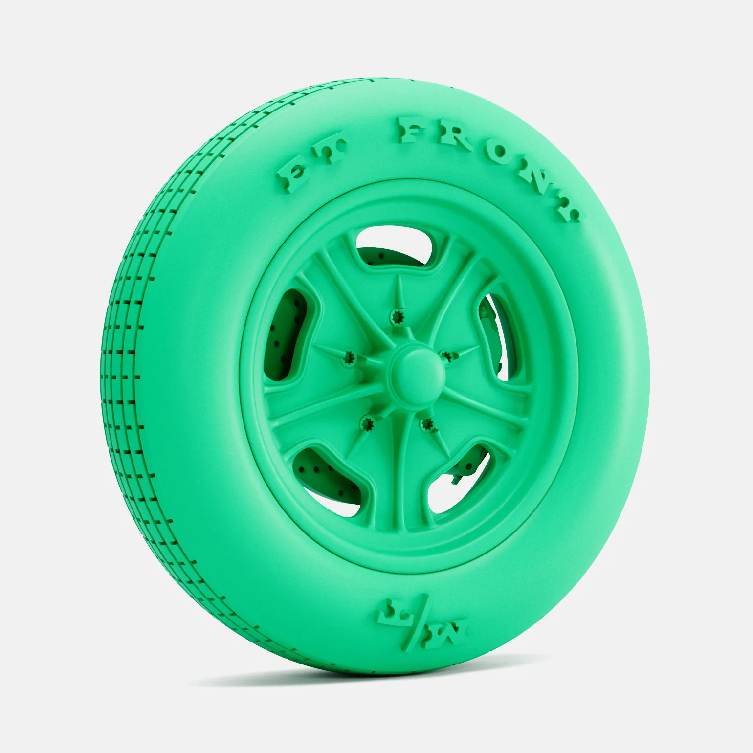 1/24 Scale, Starburst Wheel, MT ET Front Tire