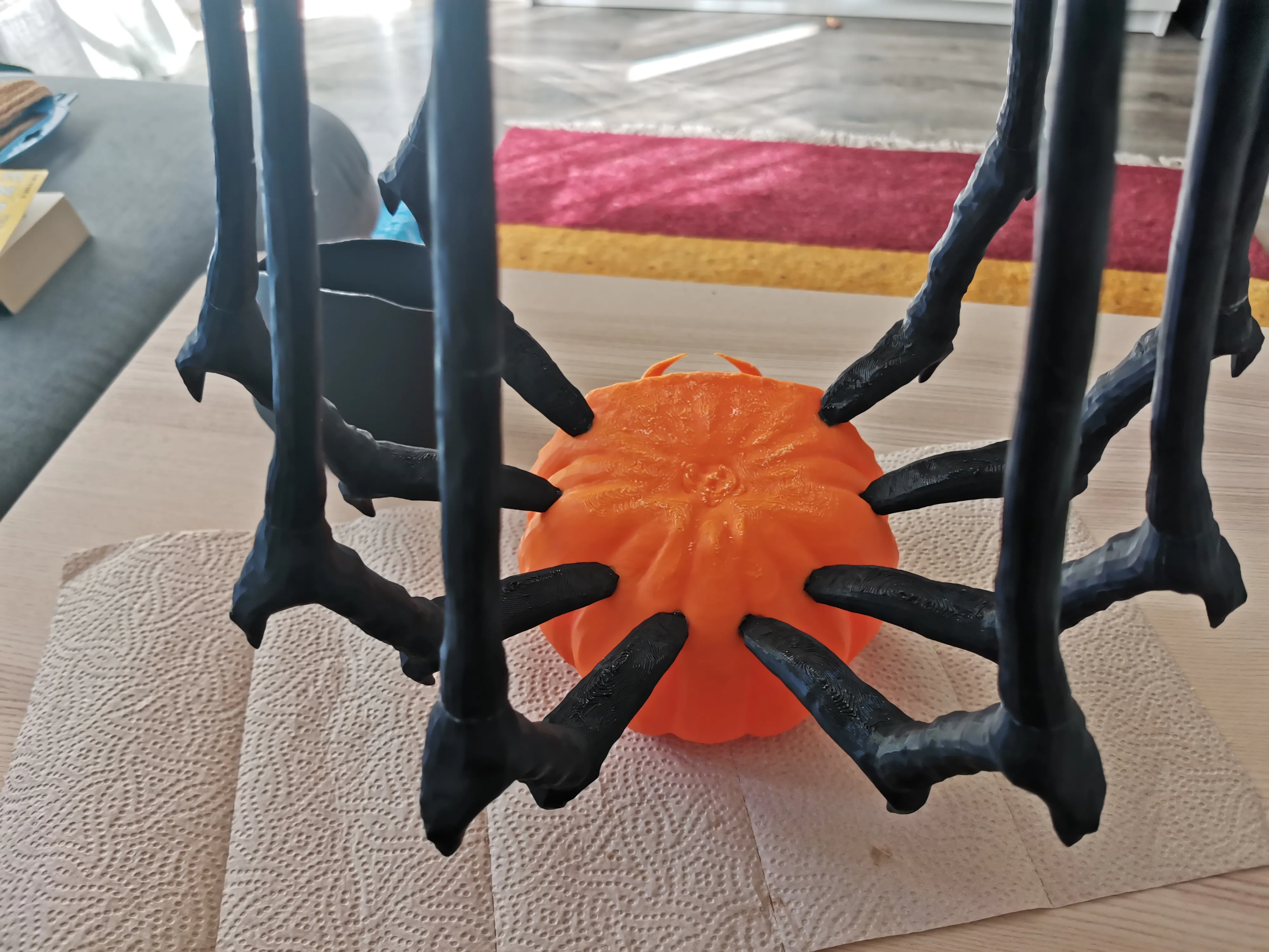 Spider Pumpkin Candy Bowl ~ Halloween ~ (no AMS)