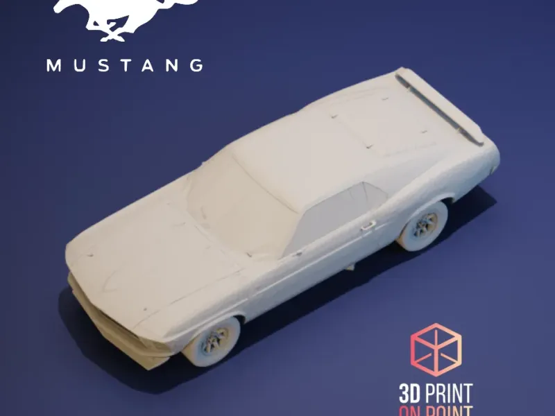 FORD MUSTANG VINTAGE 1970 - 3D MODEL