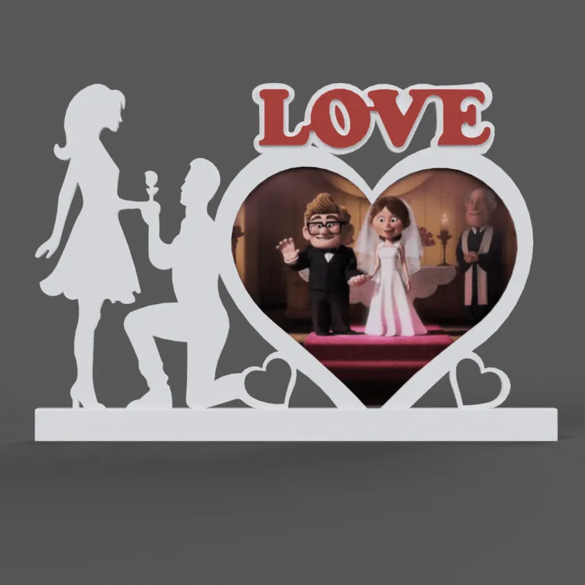 Valentine Love Photo Frame – Perfect Romantic Gift Décor