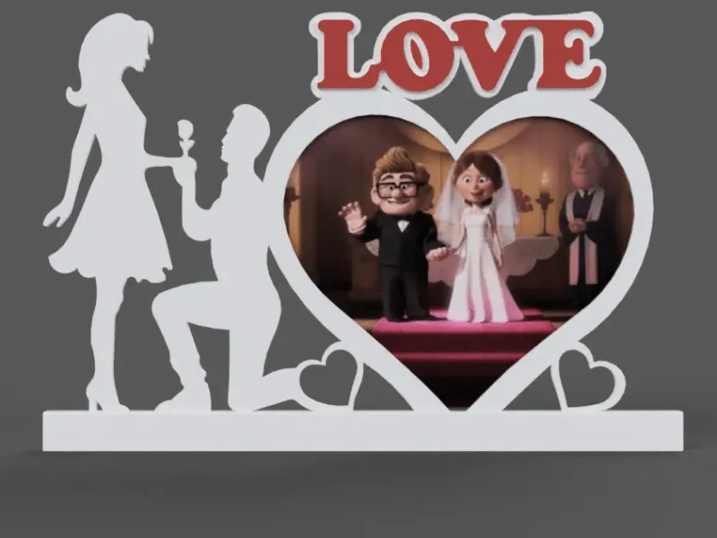 Valentine Love Photo Frame – Perfect Romantic Gift Décor