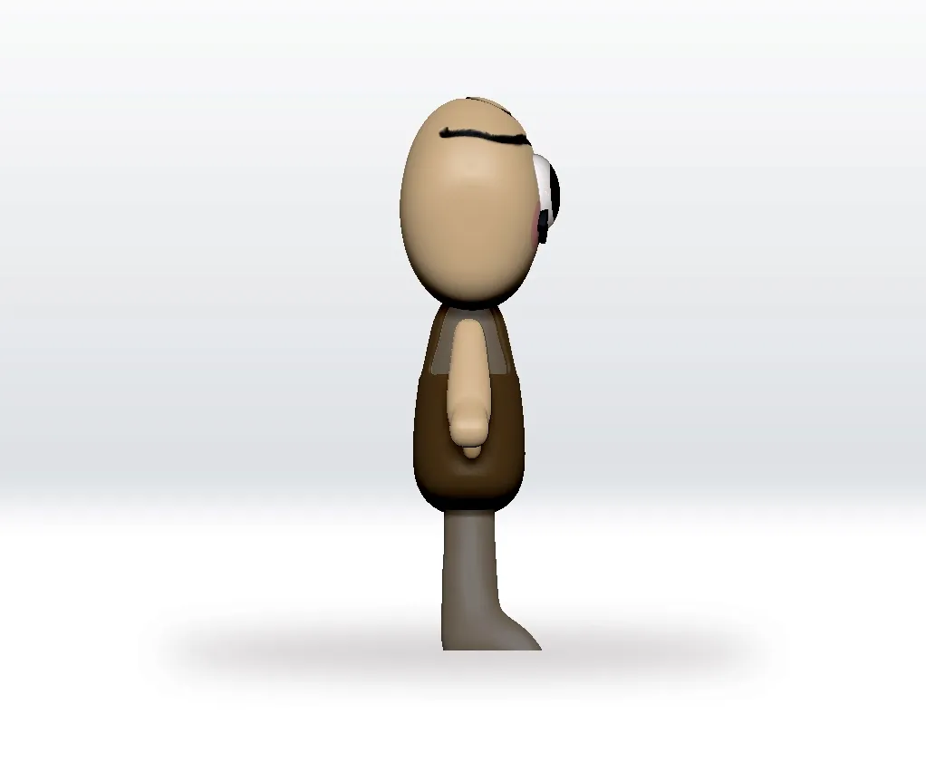 Shelly STL 3D file Dandy's World 3D FANART Model of Dandy