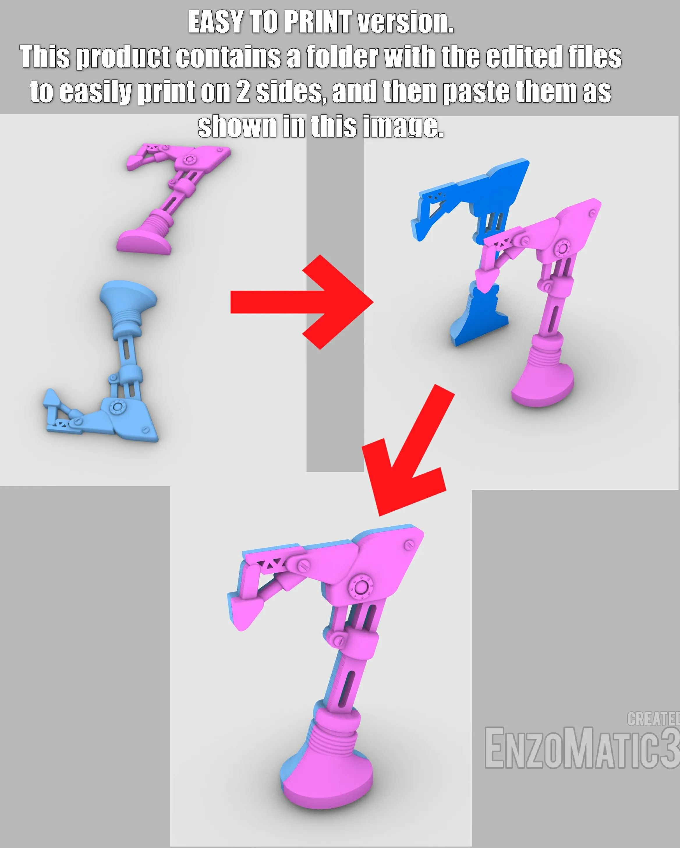Steampunk numbers 3D STL for 3D printing