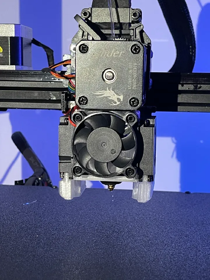 Простое крепление вентилятора Creality Ender 3 v3 KE triple 4010