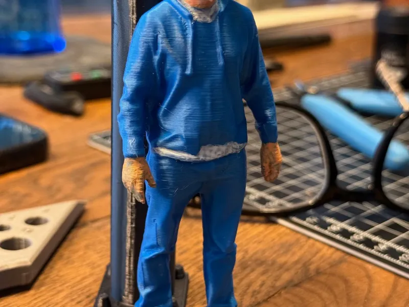 1:18 Diorama Mann / Cooler Typ