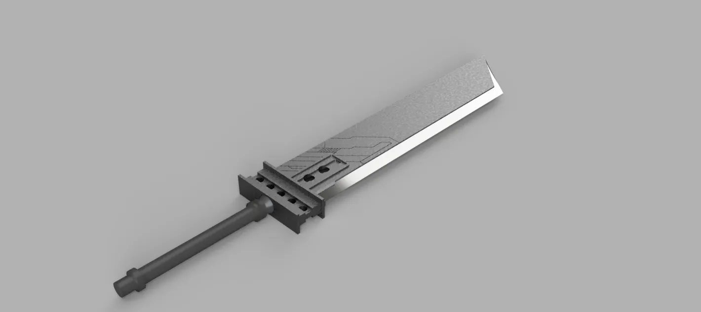 Final Fantasy VII Cloud Strife Buster Espada