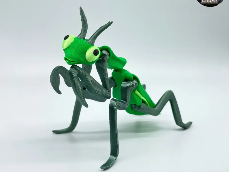 Articulated Mantis - Print in Place - Flexible - No Supports