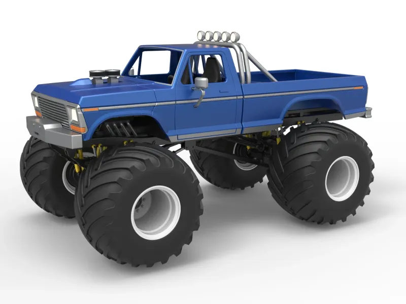 Vintage Monster Truck Scale 1:25