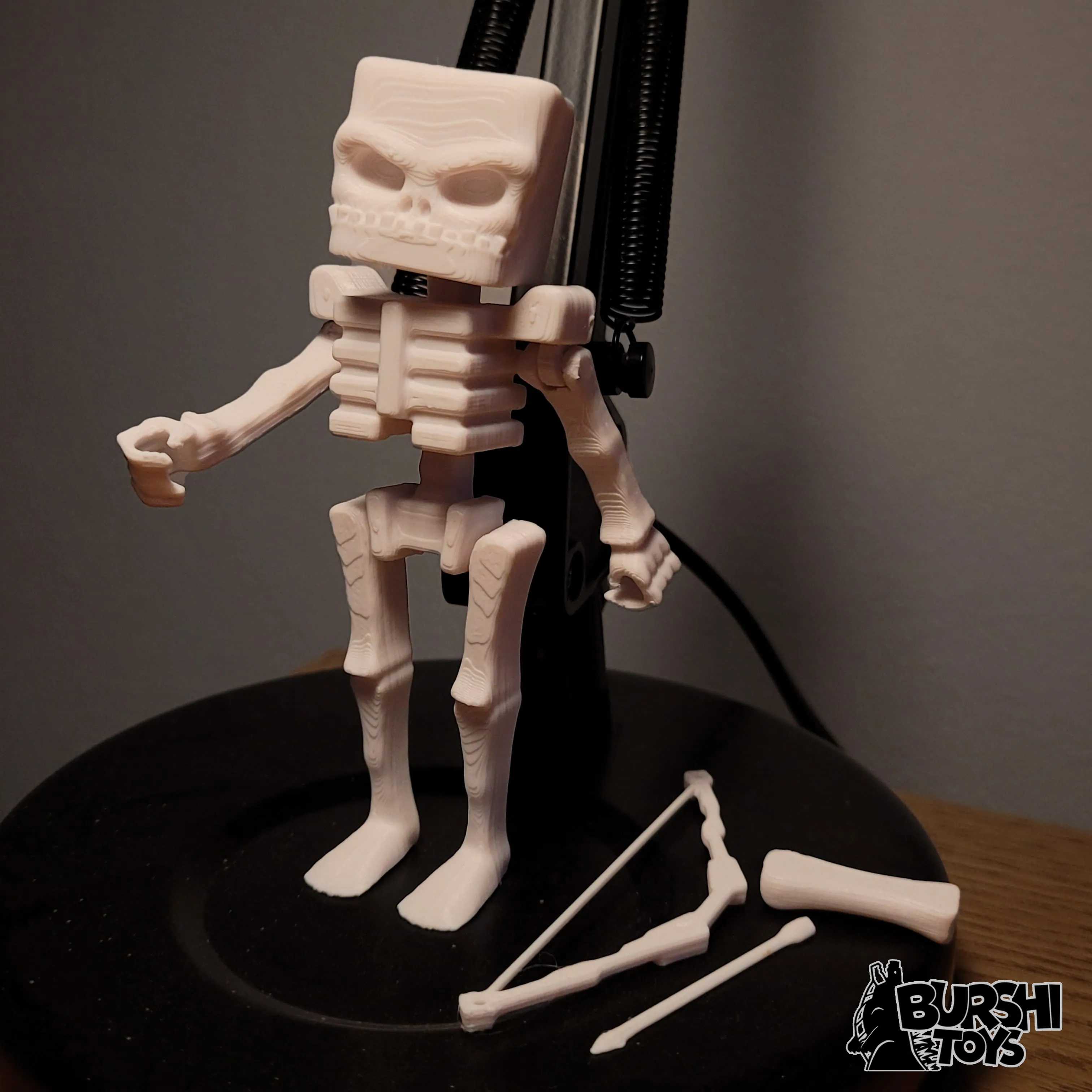 MINECRAFT SKELETON/ESQUELETO MOVIE ACTION FIGURE