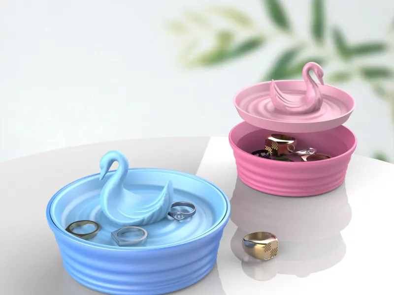 Swan Box, For Jewelry; Keys; Accessory